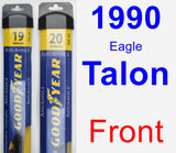 Front Wiper Blade Pack for 1990 Eagle Talon - Assurance