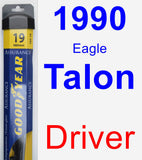 Driver Wiper Blade for 1990 Eagle Talon - Assurance
