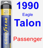 Passenger Wiper Blade for 1990 Eagle Talon - Assurance