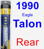 Rear Wiper Blade for 1990 Eagle Talon - Assurance