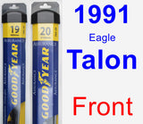 Front Wiper Blade Pack for 1991 Eagle Talon - Assurance