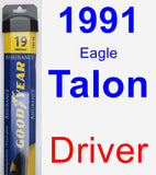 Driver Wiper Blade for 1991 Eagle Talon - Assurance