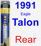 Rear Wiper Blade for 1991 Eagle Talon - Assurance