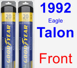 Front Wiper Blade Pack for 1992 Eagle Talon - Assurance