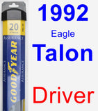Driver Wiper Blade for 1992 Eagle Talon - Assurance