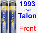 Front Wiper Blade Pack for 1993 Eagle Talon - Assurance