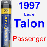 Passenger Wiper Blade for 1997 Eagle Talon - Assurance