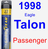 Passenger Wiper Blade for 1998 Eagle Talon - Assurance