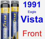 Front Wiper Blade Pack for 1991 Eagle Vista - Assurance