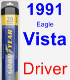 Driver Wiper Blade for 1991 Eagle Vista - Assurance