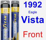 Front Wiper Blade Pack for 1992 Eagle Vista - Assurance