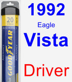 Driver Wiper Blade for 1992 Eagle Vista - Assurance