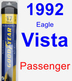 Passenger Wiper Blade for 1992 Eagle Vista - Assurance