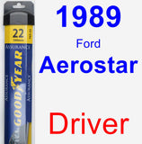 Driver Wiper Blade for 1989 Ford Aerostar - Assurance
