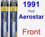 Front Wiper Blade Pack for 1991 Ford Aerostar - Assurance