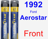 Front Wiper Blade Pack for 1992 Ford Aerostar - Assurance