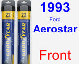 Front Wiper Blade Pack for 1993 Ford Aerostar - Assurance