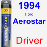 Driver Wiper Blade for 1994 Ford Aerostar - Assurance