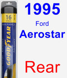 Rear Wiper Blade for 1995 Ford Aerostar - Assurance