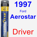 Driver Wiper Blade for 1997 Ford Aerostar - Assurance