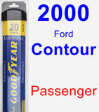 Passenger Wiper Blade for 2000 Ford Contour - Assurance