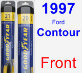 Front Wiper Blade Pack for 1997 Ford Contour - Assurance