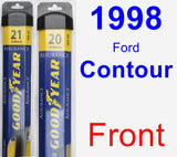 Front Wiper Blade Pack for 1998 Ford Contour - Assurance