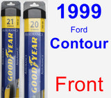 Front Wiper Blade Pack for 1999 Ford Contour - Assurance