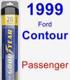 Passenger Wiper Blade for 1999 Ford Contour - Assurance