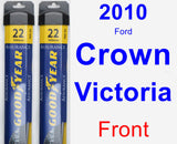 Front Wiper Blade Pack for 2010 Ford Crown Victoria - Assurance