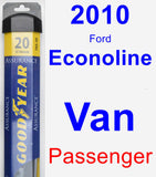 Passenger Wiper Blade for 2010 Ford Econoline Van - Assurance
