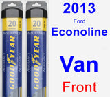 Front Wiper Blade Pack for 2013 Ford Econoline Van - Assurance