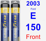 Front Wiper Blade Pack for 2003 Ford E-150 - Assurance