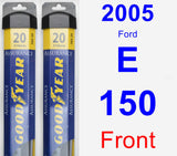 Front Wiper Blade Pack for 2005 Ford E-150 - Assurance