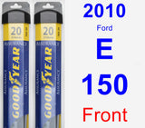 Front Wiper Blade Pack for 2010 Ford E-150 - Assurance