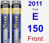 Front Wiper Blade Pack for 2011 Ford E-150 - Assurance