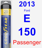 Passenger Wiper Blade for 2013 Ford E-150 - Assurance