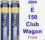 Front Wiper Blade Pack for 2004 Ford E-150 Club Wagon - Assurance