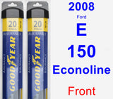 Front Wiper Blade Pack for 2008 Ford E-150 Econoline - Assurance