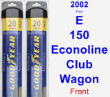 Front Wiper Blade Pack for 2002 Ford E-150 Econoline Club Wagon - Assurance