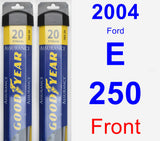 Front Wiper Blade Pack for 2004 Ford E-250 - Assurance