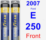 Front Wiper Blade Pack for 2007 Ford E-250 - Assurance