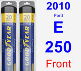 Front Wiper Blade Pack for 2010 Ford E-250 - Assurance