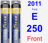 Front Wiper Blade Pack for 2011 Ford E-250 - Assurance