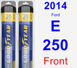 Front Wiper Blade Pack for 2014 Ford E-250 - Assurance