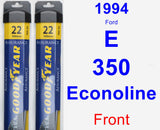 Front Wiper Blade Pack for 1994 Ford E-350 Econoline - Assurance