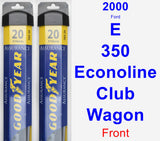 Front Wiper Blade Pack for 2000 Ford E-350 Econoline Club Wagon - Assurance