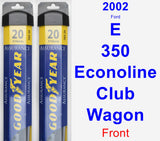 Front Wiper Blade Pack for 2002 Ford E-350 Econoline Club Wagon - Assurance