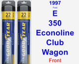 Front Wiper Blade Pack for 1997 Ford E-350 Econoline Club Wagon - Assurance