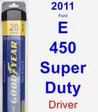 Driver Wiper Blade for 2011 Ford E-450 Super Duty - Assurance